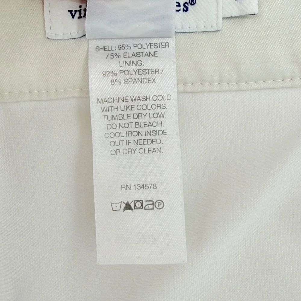 Vineyard Vines Skort Womens 2 Tan Excellent Scalloped Hem Golf Tennis 2R0351